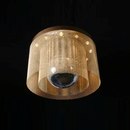 Willowlamp Two-Tiered Drum with Disco Ball Chandeliers