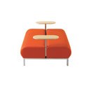 Radius Double bench with tablets Davis Furniture