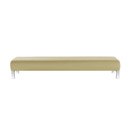 Radius three seat single bench Davis Furniture