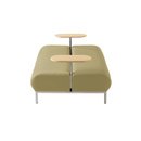 Radius two seat double bench Davis Furniture