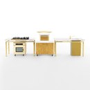 Opinion Ciatti Axis Gold Free-standing kitchens