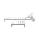 Gandía Blasco Saler chaise longue et table Méridiennes de jardin