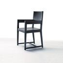 Margaret dining chair with arms Flexform