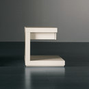 Meridiani Clooney Mesita con Cajón Muebles de dormitorio / camas