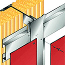 Alcan Composites ALUCOBOND® construction example 1 Recessed wall lights