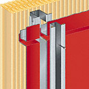 Alcan Composites ALUCOBOND® construction example 3 Recessed wall lights