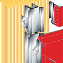 Alcan Composites ALUCOBOND® construction example 4 Recessed wall lights