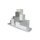 JSPR Cubics composition on a pedestal Credenze / Cassettiere