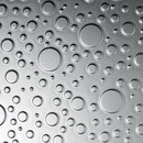 SIBU DESIGN Drops Silver PF met Polymers Wall panels