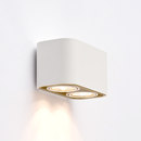 Wever & Ducré Docus wall II white structured mat champagne Wall-mounted lights