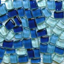 Jewel Stones Jewel Stones Cobalts Mosaicos de pared Vidrio Vidrio: mosaicos
