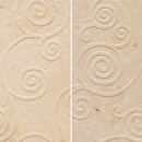 Q-BO LU 270 VS Crema Luna Spazzolato Piastrelle per pareti Pietra naturale