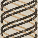Decormarmi Twirl Inlay 60x60 cm Carrelage de sol Pierre naturelle Sols en pierre naturelle