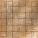 Petra Antiqua srl Maya Travertino Noce mosaic Mosaics Natural stone Wall mosaics