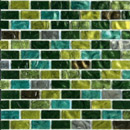 L.I.K.E. Brick Blend Verde BRK 550 Mosaicos de pared Vidrio