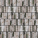 MegaTiles Limited Bamboo Forest Green Naturstein Wandmosaike