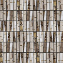 MegaTiles Limited Bamboo Forest Brown Naturstein Wandmosaike
