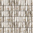 MegaTiles Limited Bamboo Grigio White (Polished) Mosaici per pareti Pietra naturale