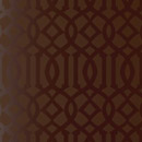 Imperial Trellis Sable Gloss wallcovering F. Schumacher & Co.