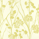 Moonpennies Soft Chartreuse wallcovering F. Schumacher & Co.