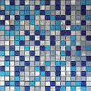 Metal Border Italia MBM301GAR Aria Graffiato Metallo Mosaici per pareti Vetro: mosaici
