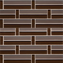 Mandala Wavelength Cocoa Double Basket Weave Materiale: Vetro Mosaici per pareti