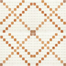 Mosavit Vintage Frames blanco-bronces Glass Wall mosaics