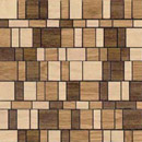 Kuups Design International Mini Brick - Woodmix Mosaicos de pared Mosaicos de suelo Suelos de madera