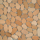 Get Stoned Pebbles IA-402 Pink Glass: mosaics Mosaics Natural stone Natural-stone flooring Wall mosaics