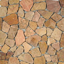 Get Stoned Tumbled Stone IA-405 Red Flat Mosaics Natural stone Natural-stone flooring Wall mosaics