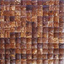 Omarno Espresso palm mosaic Coconut Recycled material Wall mosaics