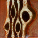 Royce Wood Treeform 1 glazed tile Azulejos de pared Cerámica