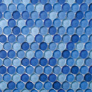 EVIT Round Glass Mosaic M05 Glass Wall mosaics