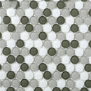 EVIT Round Glass Mosaic M17 Glass Wall mosaics