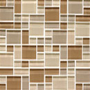 Original Style Limited Random Pattern Clear Mixed Mweru Mosaici per pareti Vetro Vetro: mosaici