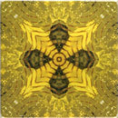 Dominic Crinson Yellow Glitz 3 Ceramic Wall tiles