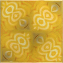 Dominic Crinson Yellow Glaterra 3 Ceramic Wall tiles