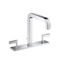 Axor Citterio 3-Hole Basin Mixer with lever handles plate and spout 140mm DN15 Hansgrohe