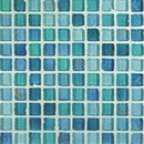 VITREX S.r.l. Azzurro 2,3x2,3cm Matériau: Verre Mosaïques murales