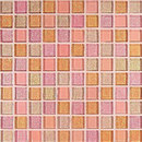 VITREX S.r.l. 233R Rosa Mix 2,3x2,3 cm Glass Wall mosaics