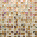 Oceanside Glasstile Facets Copper Tone Blend Materiale: Vetro Mosaici per pareti