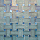 Oceanside Glasstile Facets Super Lattice Field Tile Pattern Materiale: Vetro Mosaici per pareti
