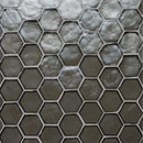 Oceanside Glasstile Tessera Hexagon Shadow Mosaic Pattern Materiale: Vetro Mosaici per pareti