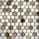 AKDO Natural Blend Honeycomb Materiale: Pietra naturale Mosaici per pareti Vetro: mosaici