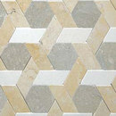 AKDO Ribbonhex Materiale: Pietra naturale Mosaici per pareti