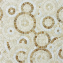 Artistic Tile, Inc. Sunny Beige Mosaic Field Material: Naturstein Mosaike Natursteinböden Wandmosaike