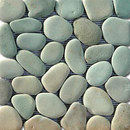 I Sassi di Assisi Ghiaia Aquamarine Mosaïques Mosaïques murales Pierre naturelle Sols en pierre naturelle