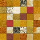 Studio Art Forza del Colore arancio Leder / Kunstleder Wandmosaike