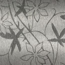 Inox Schleiftechnik Blume Floor panels Floor tiles Metal Metal flooring Metal: sheets/panels Wall panels Wall tiles