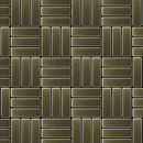 Alloy Basketweave Brass Tiles Material: Metall Metallböden Mosaike Wandmosaike